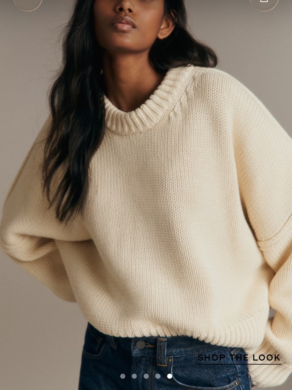 Virgil Cream Sweater Sezane